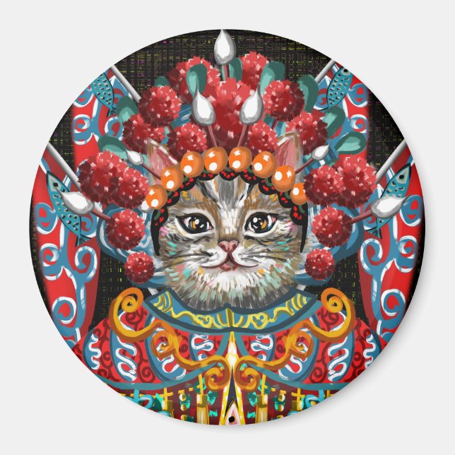 Imán Magnate de gato (Frente)