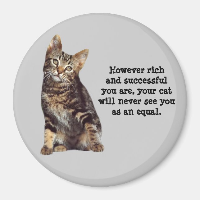 Imán Magnate de gato (Frente)