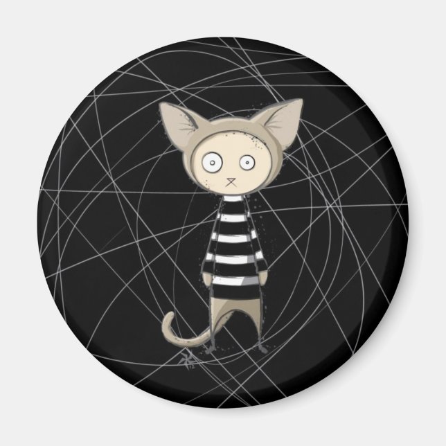 Imán Magnate de gato (Frente)