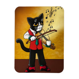 Imán Magnate de gato de música violín