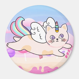 Imán Magnate de gato de unicornio