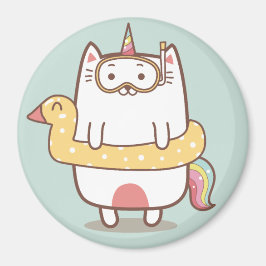 Imán Magnate de gato de unicornio
