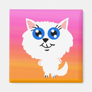 Imán Magnate de gato lindo