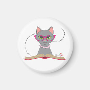 Imán Magnate de gatos de libro