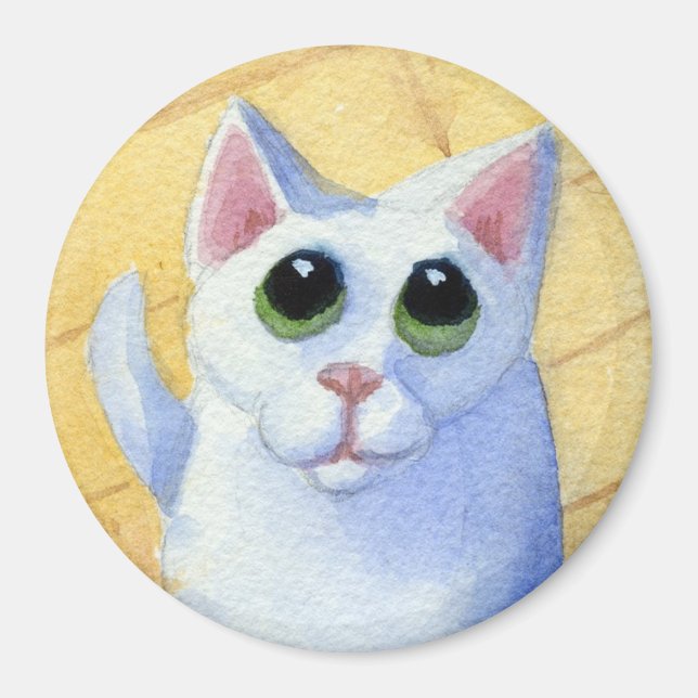 Imán Magnate de gatos hambriento (Frente)