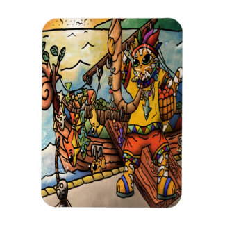 Imán Magnate de gatos mercante de puerto pesquero