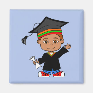 Imán Magnate de graduados afroamericanos Personalizado