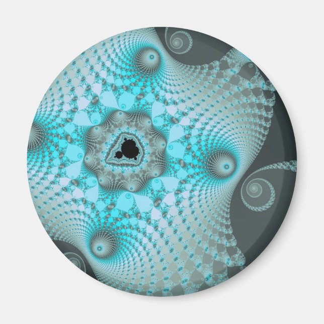 Imán Magnate de hielo negro2 (Frente)