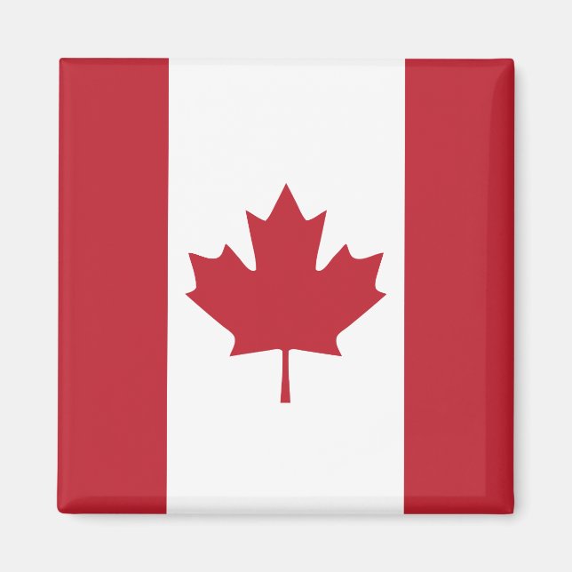 Imán Magnate de higaduras de bandera de Canadá (Frente)