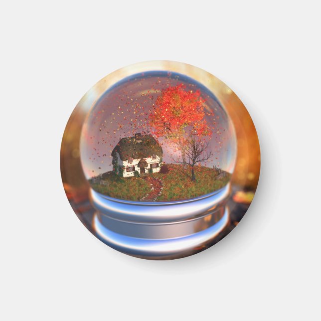 Imán Magnate de hojas de arce (Frente)