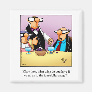 Imán Magnate de Humor de Vino Hilarioso Refrigerador