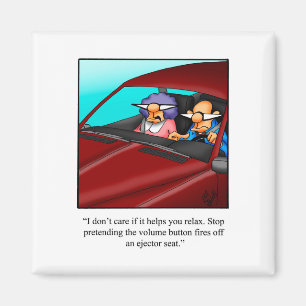 Imán Magnate de Humor en Pareja Hilaria Refrigerador