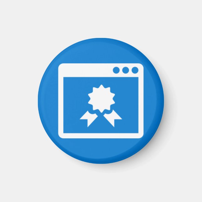 Imán Magnate de insignia - Calidad (Frente)