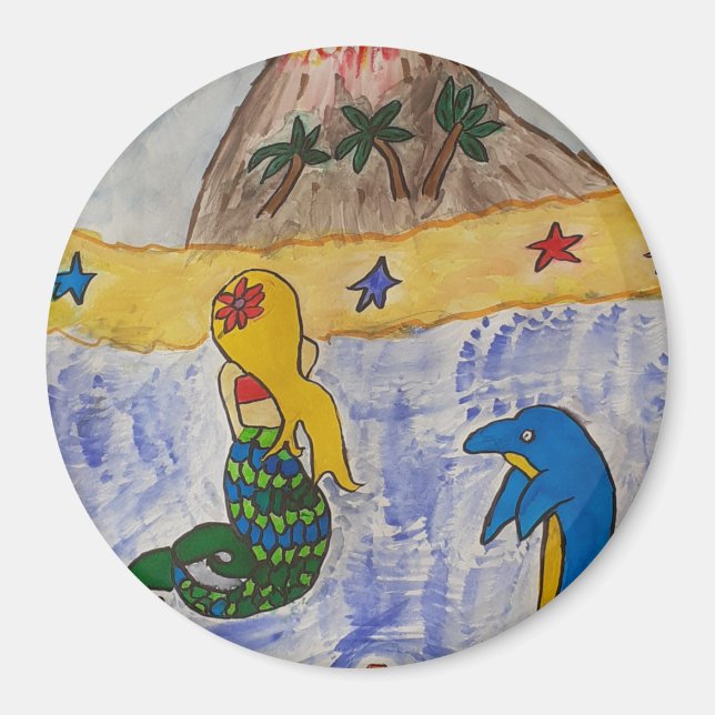 Imán Magnate de Isla de la Sirena (Frente)