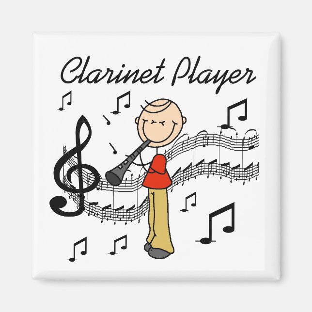 Imán Magnate de jugador de Clarinet (Frente)