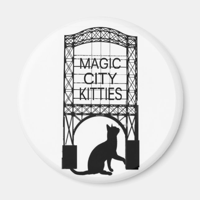 Imán Magnate de Kitties de Magic City (Frente)