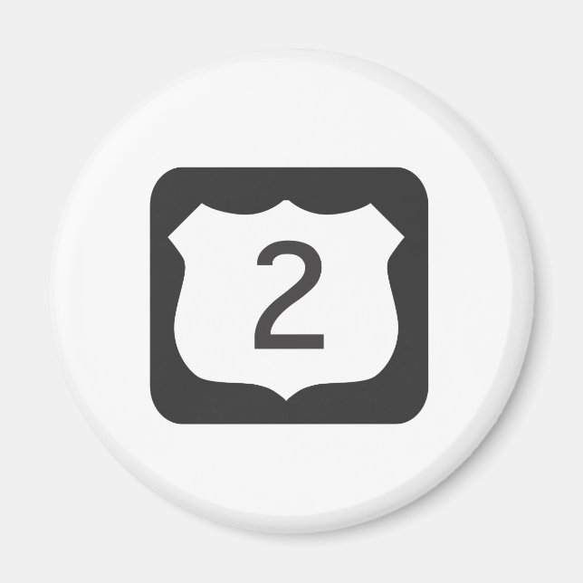 Imán Magnate de la autopista panorámica US-2 (Frente)