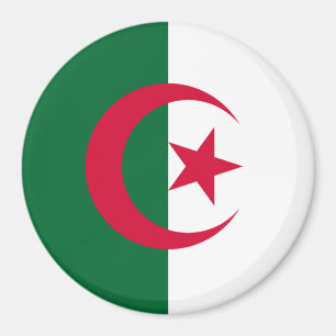 Imán Magnate de la bandera de Argelia