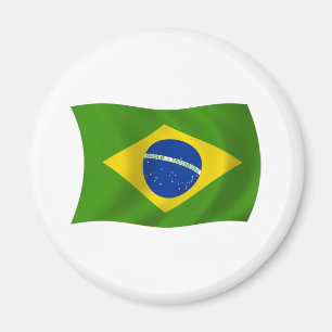 Imán Magnate de la bandera de Brasil