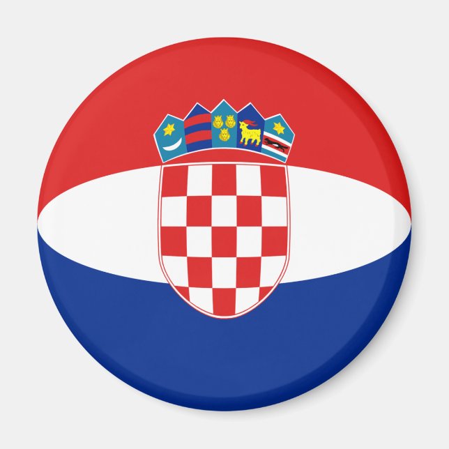 Imán Magnate de la bandera de Croacia (Frente)