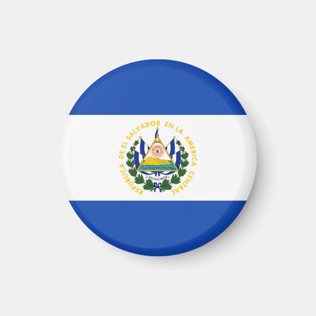 Imán Magnate de la bandera de El Salvador (Frente)