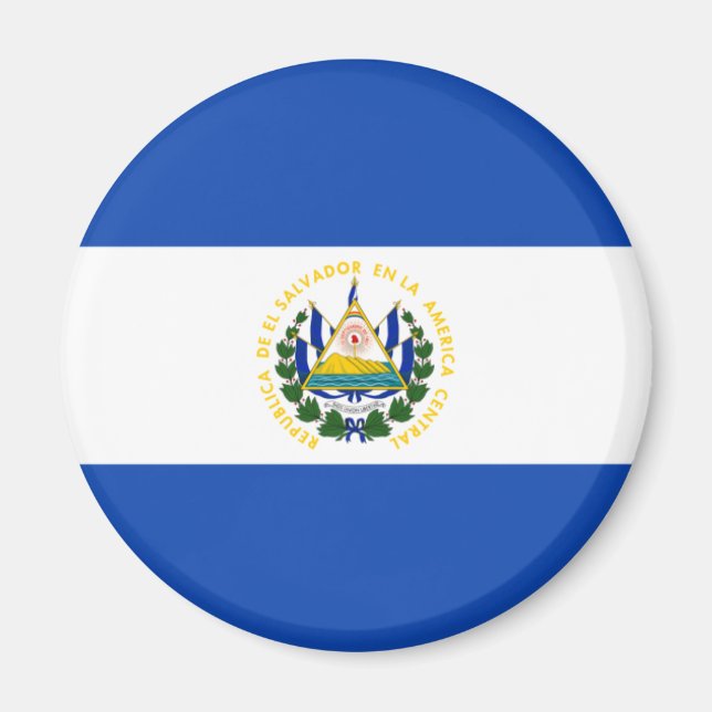 Imán Magnate de la bandera de El Salvador (Frente)