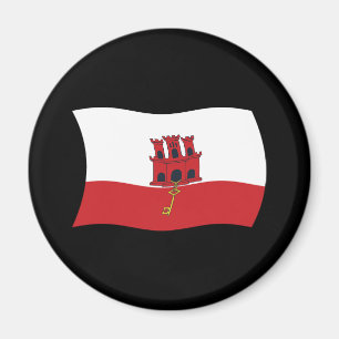 Imán Magnate de la bandera de Gibraltar