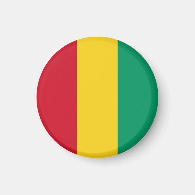 Imán Magnate de la bandera de Guinea (Frente)
