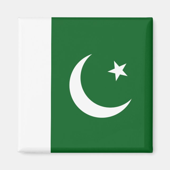 Imán Magnate de la bandera de Pakistán (Frente)
