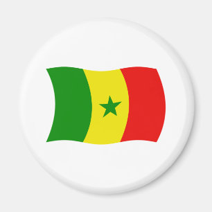 Imán Magnate de la bandera de Senegal