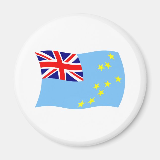 Imán Magnate de la bandera de Tuvalu (Frente)
