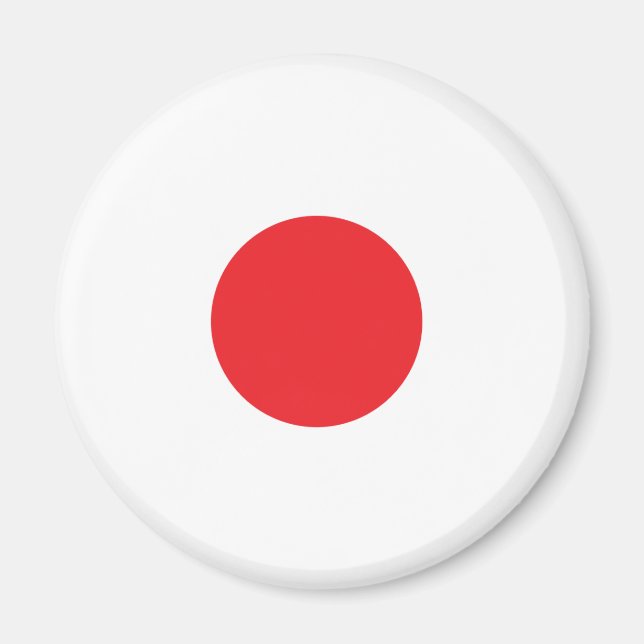 Imán Magnate de la bandera japonesa (Frente)