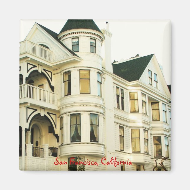 Imán Magnate de la Casa Victoriana de San Francisco (Frente)