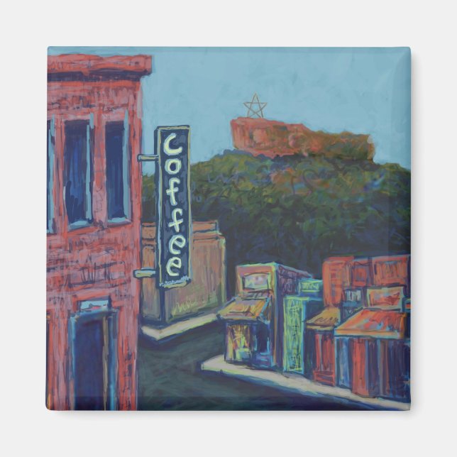 Imán Magnate de la estrella del rock del castillo (Frente)