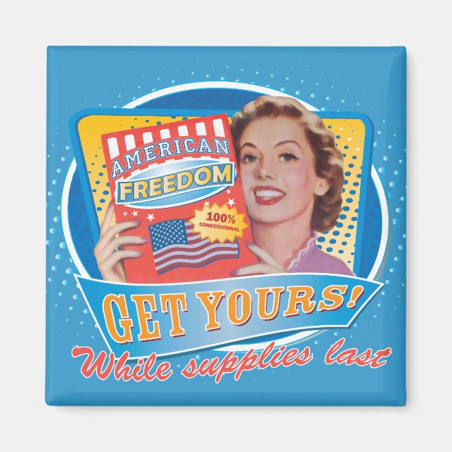 Imán Magnate de la libertad de Estados Unidos (Frente)