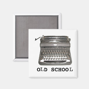 Imán Magnate de la máquina de escribir manual "Old Scho