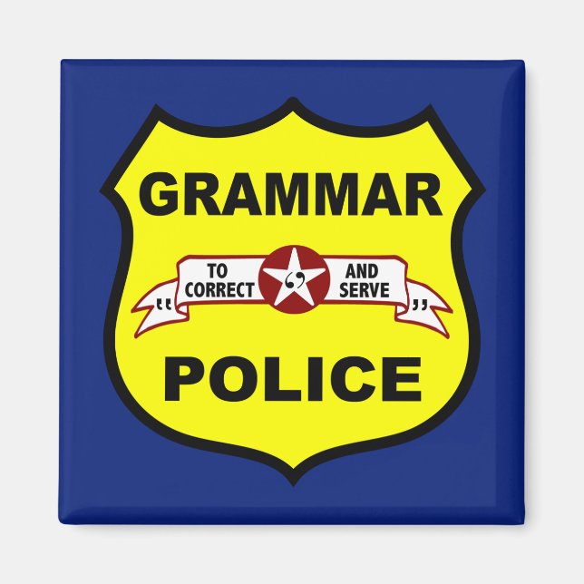 Imán Magnate de la Plaza de la Policía Gramática (Frente)