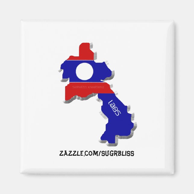 Imán Magnate de la Plaza Laos (Frente)