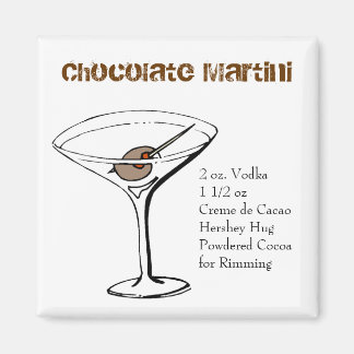 Imán Magnate de la receta de Martini de chocolate