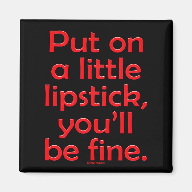 Imán Magnate de lápiz labial (Frente)