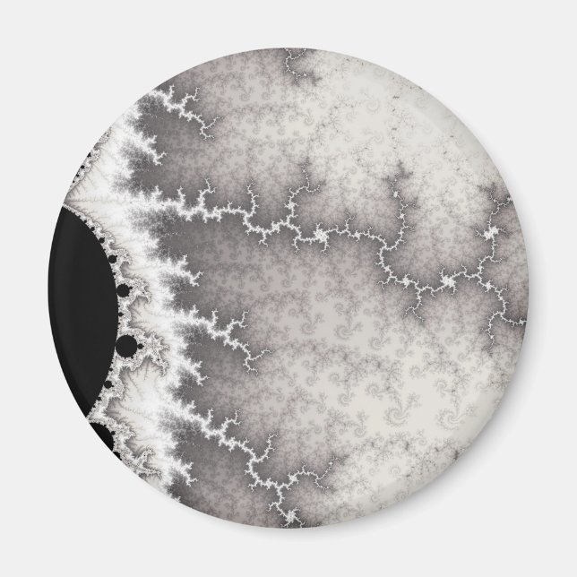 Imán Magnate de línea de falla de plata (Frente)