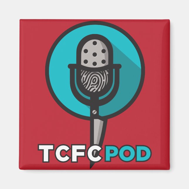 Imán Magnate de logotipo cuadrado (Frente)