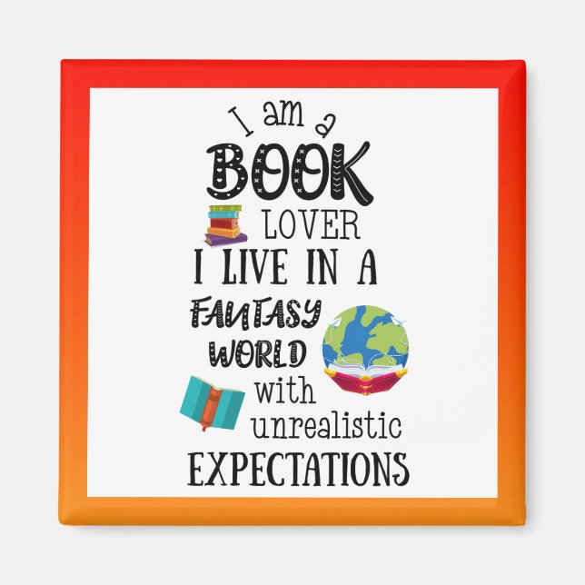 Imán Magnate de Lover del libro (Frente)