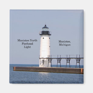 Imán Magnate de luz Manistee North Pierhead