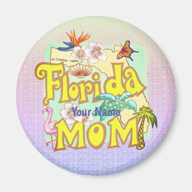 Imán Magnate de mamá de Florida (Frente)