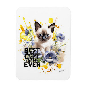 Imán Magnate de mamá de gato creativo