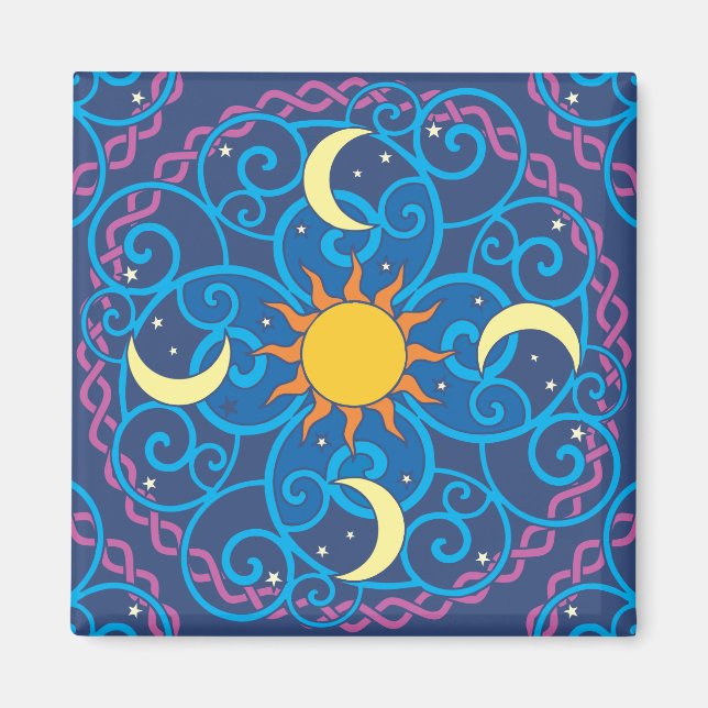 Imán Magnate de Mandala Celestial (Frente)