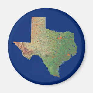 Imán Magnate de mapas de Texas