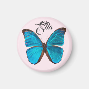 Imán Magnate de mariposa azul