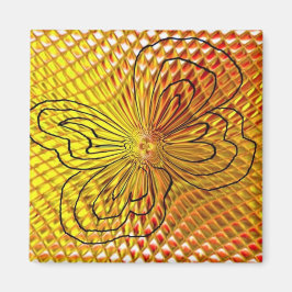 Imán Magnate de mariposa de Honeycomb